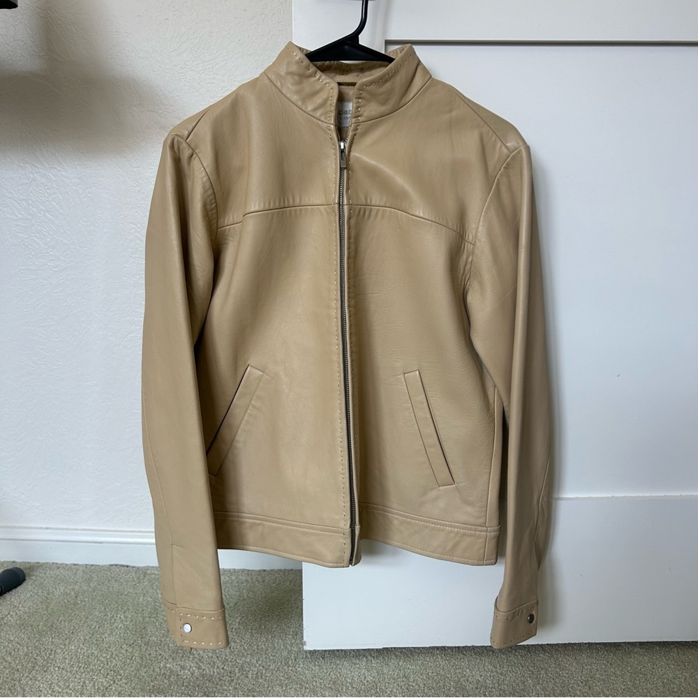 Tan Leather Jacket - image 1